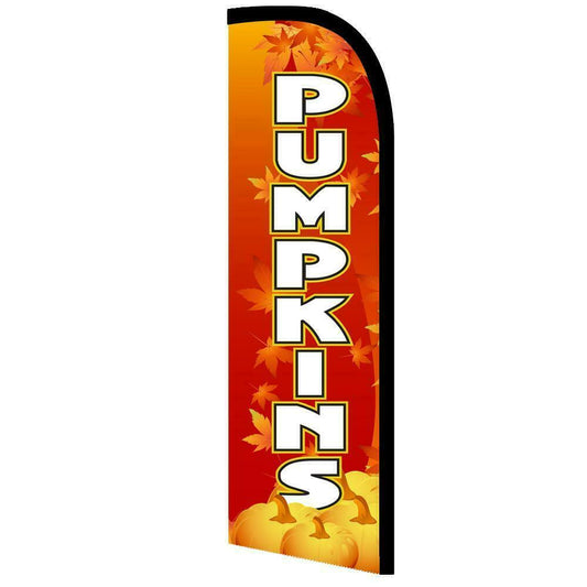 Pumpkins Semi-Custom Feather Swooper Flag