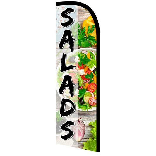 Salad Bar Semi-Custom Feather Swooper Flag