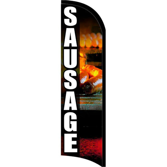 Sausage Semi-Custom  Feather Swooper Flag