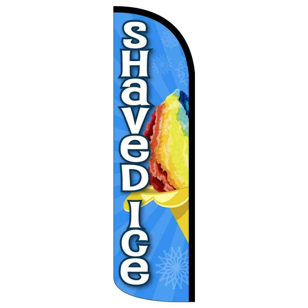 Shaved Ice Semi-Custom Feather  Swooper Flag