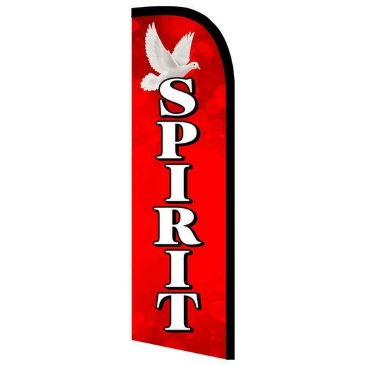 Spirit Semi-Custom Feather Swooper Flag