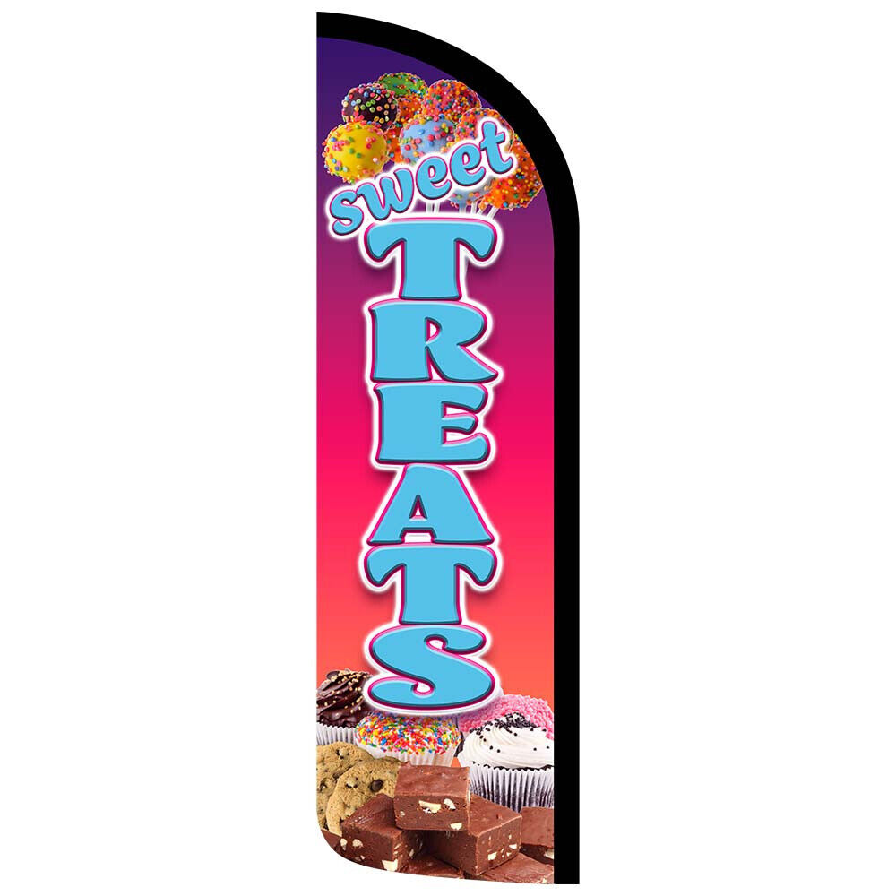 Sweet Treats Semi-Custom Feather Swooper Flag