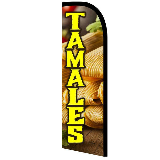 Tamales Semi-Custom Feather Swooper Flag