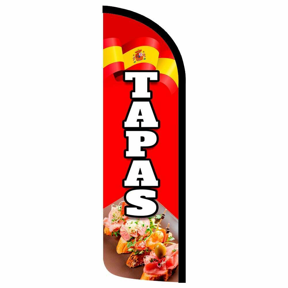 Tapas Semi-Custom Feather Swooper Flag