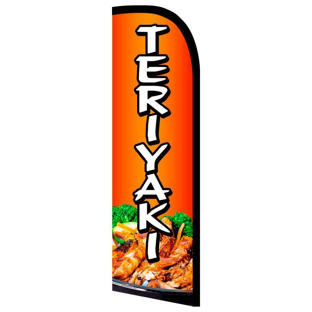 Teriyaki Semi-Custom Feather Swooper Flag