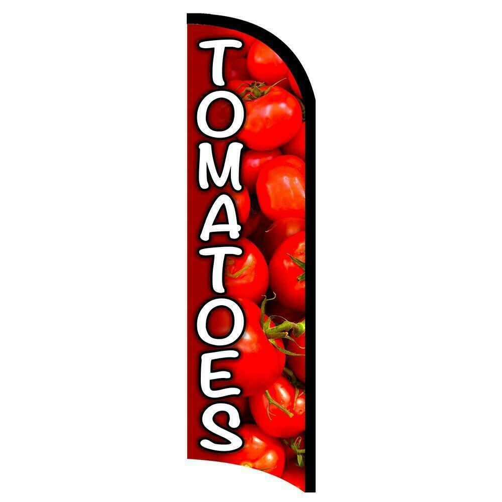 Tomatoes Semi-Custom Feather Swooper Flag