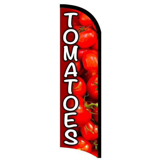 Tomatoes Semi-Custom Feather Swooper Flag