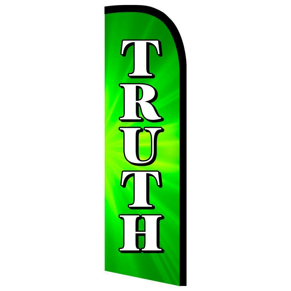 Truth  Semi-Custom Feather  Swooper Flag