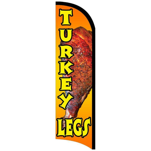 Turkey Legs Semi-Custom Feather Swooper Flag