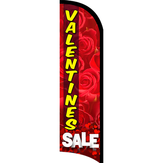 Valentine's Sale Semi-Custom Feather Swooper Flag