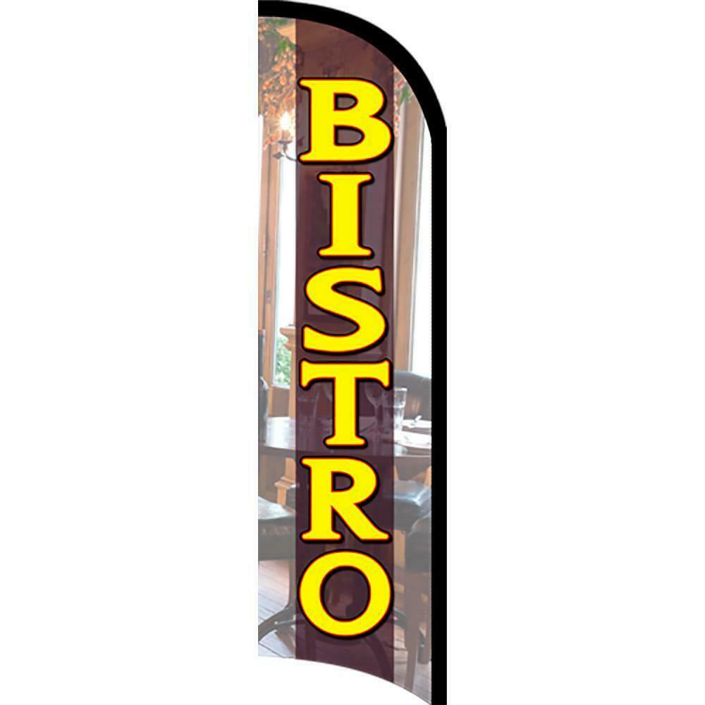 Bistro Semi-Custom Feather Swooper Flag