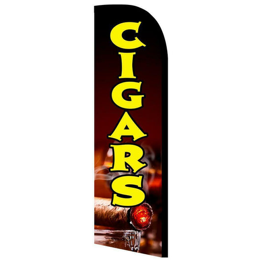 Cigars Semi-Custom Windless Swooper Flag