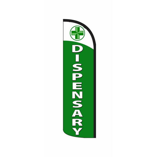 Dispensary Feather Swooper Flag