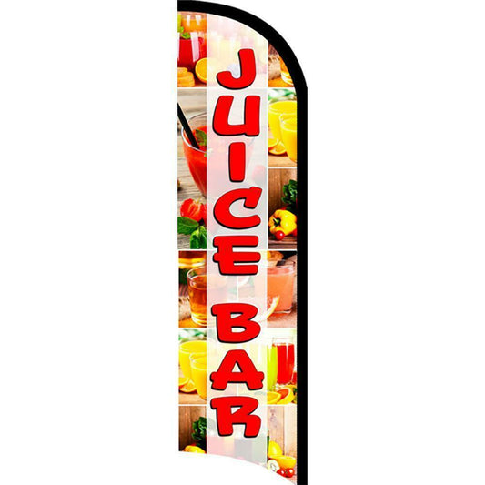 Juice Bar Semi-Custom Feather Swooper Flag