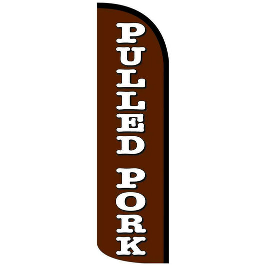 Pulled Pork Feather Swooper Flag