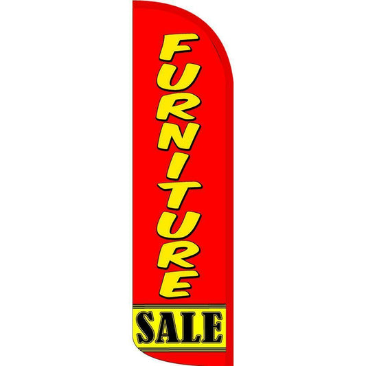 Furniture Sale (Red) Feather Swooper Flag