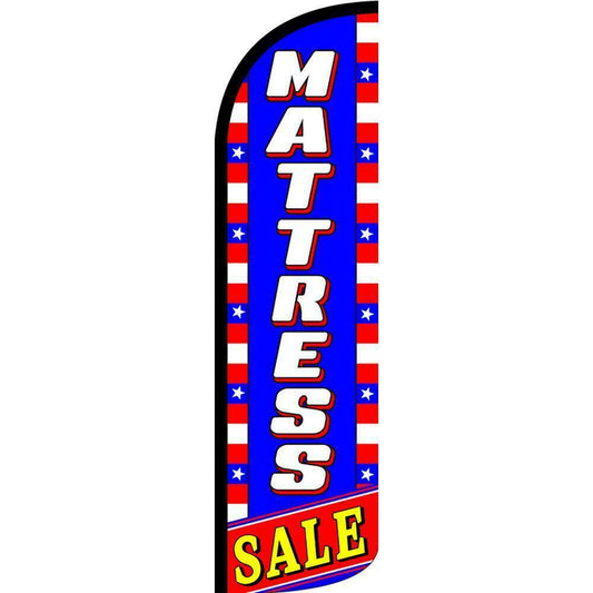 Mattress Sale Feather Swooper Flag