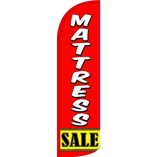 Mattress Sale (Red) Feather Swooper Flag