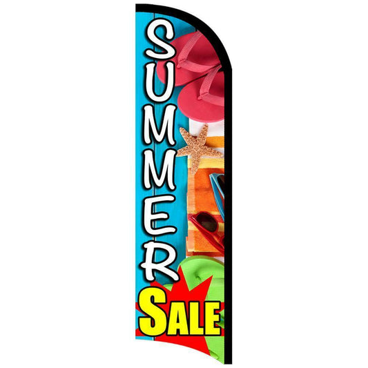 Summer Sale Semi-Custom Feather Swooper Flag