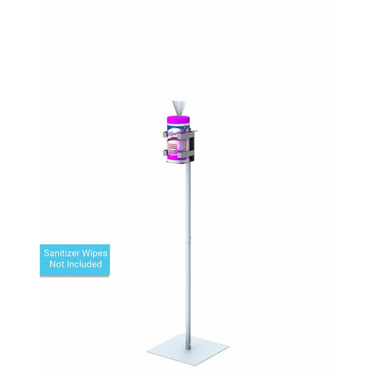 Hand Wipe Sanitizer  Dispenser Stand Stand: Fixed Height